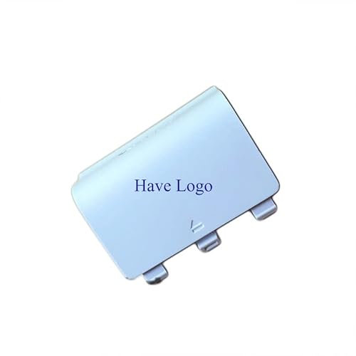 YANHAO [Videospielteile] 2 Stück for Microsoft Xbox One Controller Akku Rückseite Deckel Türschutz Stil [Ersetzen] (Color : Have Logo White)