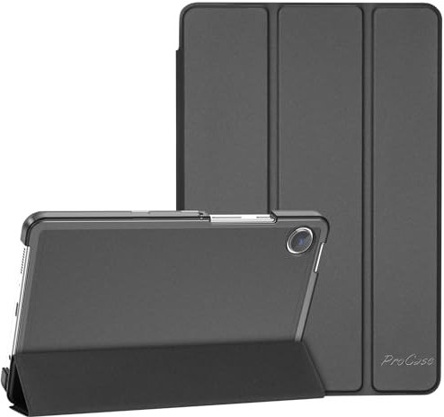 ProCase Slim Case for Galaxy Tab A9 8.7 Inch 2023, Lightweight Stand Protective Hard Back Shell Cover Case for Galaxy Tablet A9 8.7 SM-X110/X115/X117-Black