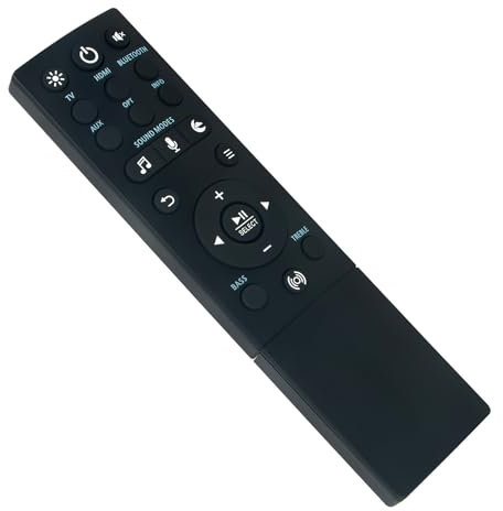 MK220RC Ersatzfernbedienung -VINABTY-fit für Teufel CINEBAR 11 MK2 20RC Soundbar Audio Speaker Fernbedienung