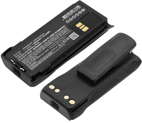 CELLONIC, Batteria per Ricetrasmettitore Compatibile con Motorola PMNN4407, R7, PMNN4407A, PMNN4807A (7.4V, 2600mAh)