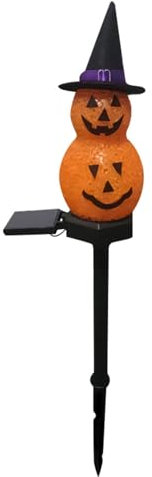 -Gartenstecker- – Halloween-Gartenstecker- | wasserdichte Solar-Halloween-Gehwegleuchten für den Außenbereich, Hof, Terrassen, Gärten, Gehwege, Wege, Rasenflächen, Einfahrten | Hal