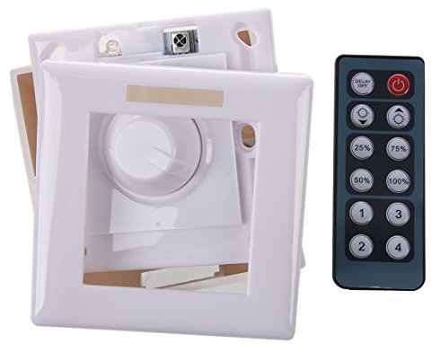 Qussedser 12V 8A Funk LED Helligkeit Dimmer Regler Controller+ Remote SMD Strip Licht