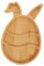UKCOCO plateau de lapin décor en forme de mignon Plaque plateaux de lapin de Pâques en bois plateaux de Pâques assiette en bois de lapin assiette à biscuits plats de Pâques Kaki