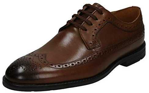 Clarks Ronnie Limit Mens British Tan Lea, 10.5