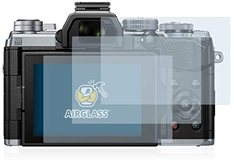 BROTECT (3 Stück Schutzglas für Olympus OM-D E-M5 Mark III Schutzfolie Made in Germany Panzer Folie Glas Displayschutz [ 9H, Anti-Fingerprint]