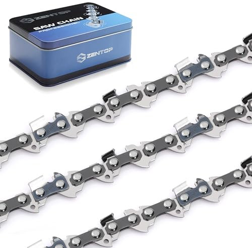 ZENTOP 16 Inch Chainsaw Chain, 3 Pack, 3/8 LP Pitch, 043 Gauge, 55 Drive Links, A0-55DL, Fits Stihl MS170 MS171 MS180c and More