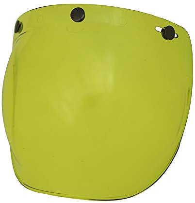 FK VISORS Visiera Vintage Bubble a 3 Bottoni, Giallo