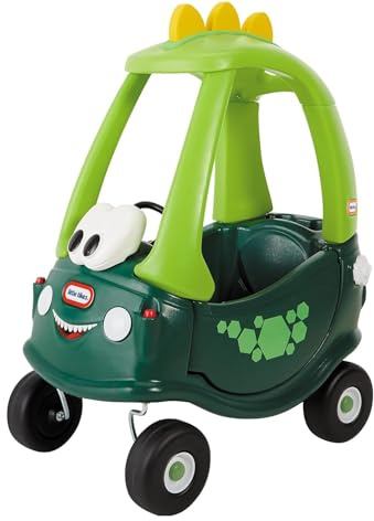 Little Tikes Cosy Coupe Dino, Camioncino Cavalcabile per Bambini, con Portiere Funzionanti, Poggiapiedi e Clacson, Incoraggia il Gioco Attivo, Età da 18 Mesi a 5 Anni | Portiere Funzionanti, Poggiapiedi, Clacson, Incoraggia il Gioco Attivo, Età da 18 Mesi a 5 Anni