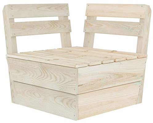 Tidyard Palettensofa Ecksofa Modular Einzelsofa Gartensofa Gartensessel Sessel Sofa Gartenmöbel Lounge Garten Fichtenholz