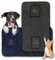 Vapana | Hundehandtuch - Saugfähig 2 Stück | Blau & Grau | 125 x 75 cm | Handtuch Für Hunde Und Katzen Aus 100% Baumwolle Schnell Trocknendes Mikrofaser Handtuch Hunde-Badehandtuch