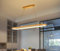 LED Dimmbar Holz Pendelleuchten mit Fernbedienung, Farbtemperatur/Helligkeit/Höhenverstellbar Modern Esstisch Lampe Hängeleuchte Pendellampe für Wohnzimmer Schlafzimmer Esszimmer Holzlampe L70cm …