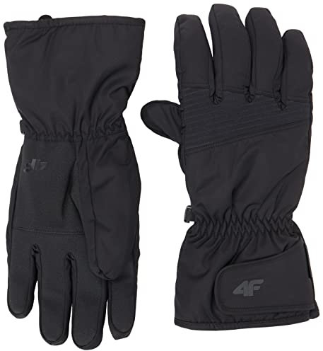4F Herren SKI Gloves REM001 Jeans, DEEP Black, XL