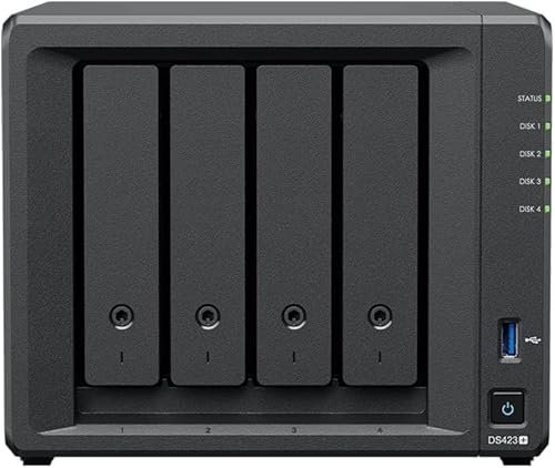 Synology DS423+ 72TB 4 Bay Desktop NAS Solution installed with 4 x 18TB HAT5300 Drives