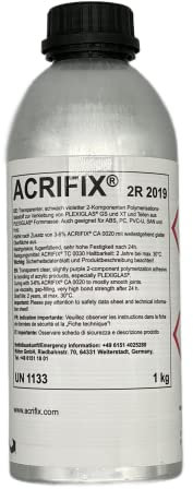 Acrifix® Reaktionsklebstoff 1-K Polymerisationsklebstoff klare Naht- und kleine Flächenverklebungen von farblosem PLEXIGLAS® und Acrylglas (Acrifix 2R2019)