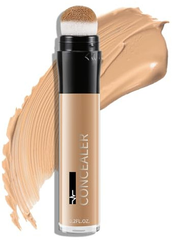 Boobeen Concealer Stick, Flüssige Kontur Schminke Matt Contouring Wand mit Kissen Applikator, Creme Bronzer für Gesicht Concealer, Medium-to-Full Coverage, Natural Longlasting