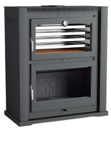 BRICOSOL Horno Leña FM - Interior Fundición - Modelo HL-200 F