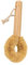 OUNONA Coconut Brown Pot Brush Kitchen Cleaning Brush Wooden Handle Bowl Pot Scrubber for Washing up