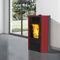 Italiana Camini 812640 ITC Dida2 Pelletofen Stahl/Keramik Bordeaux/A+
