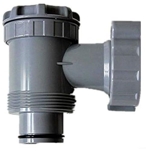 Vanne à piston de piscine, remplacement de valve de piston marche/arrêt, pour tuyaux de 3,8 cm de diamètre et raccords filetés de 6,3 cm