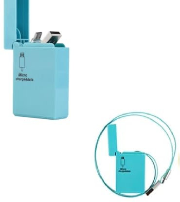 Cavo micro USB portatile multi-funzione retrattile micro USB di ricarica e sincronizzazione dati 80 cm per telefoni cellulari Galaxy