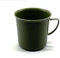 Kimmel Tasse à thé, à café, camping, réutilisable, incassable, 330 ml, en plastique, olive