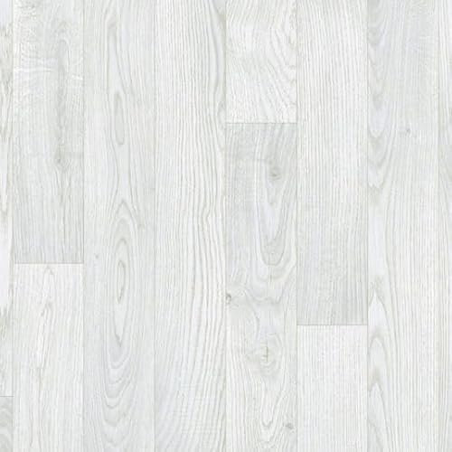 Sol Vinyle Link - Imitation parquet Blanc veinage Gris - Rouleau de 2m x 3.00m