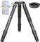 WEYLLAN LX9 Bowl Tripod Heavy Duty Carbon Fiber Camera Stand, 40mm Max 10 Layers Carbon Fiber Tube, Durable Shooting Tripod for DSLR Camera Max Load 88lbs/40kg