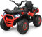 DREAMADE Quad Électrique Enfants 3+Ans avec Vitesse Réglable,Voiture à Batterie 12V Multifonctions avec Phares LED, Siège Large,Charge 50KG (Rouge)