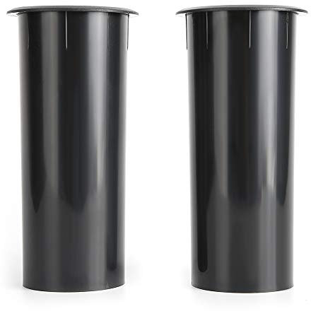 2PCS 60mm Open Hole Subwoofers Inverter Tube, Suitable for 6-10 Inches Speakers, Smooth Airflow, Bass Effect. Made of Sturdy Material, 150mm Total Length for Speaker
