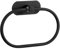 Handtuchring Gebürstet, 304 Edelstahl Handtuchhalter Ring Handtuchhalter Ohne Bohren Handtuchstange Wandmontage Toilettenpapierhalter für Die Wandmontage Von Badetuchhaltern (schwarz)