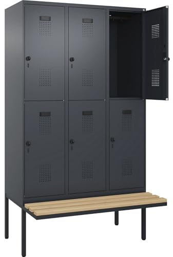 Kaiser + Kraft Doppelstock-Spind Evolo Plus Sitzbank