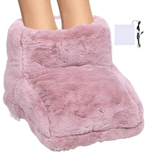 Electric Foot Warmer - Feet Warmer USB Heated Pad,Heated Foot Rest, Fast Heating Heated Slippers, Pocket Foot Muff for Home Bedroom Sofa