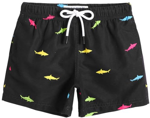 maamgic Maillot de Bain Enfant Garçon Short de Bain Garçon Coloré à Séchage Rapide avec Doublure Confortable et 3 Poches pour Plage et Piscine,3 Ans