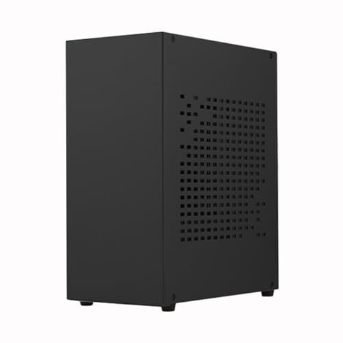 Qerwsdty A07 Mini ITX Caja de Computadora Chasis HTPC Caja de Host Caja USB3.0 ITX Chasis de Computadora Personal Caja de Escritorio Negro