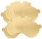 CHILDWEET 200 Blatt Kuchenboden Cupcake-träger Kuchenbrett Deckel Cupcake -stand Cake-pop-ständer Kuchen-nivellierer Cake-pop-hersteller Kuchenstand Kuchenschleuder Tortenböden Golden Papier