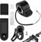 GZLCEU 1 STK Daumengas, Schwarz Elektro Scooter Daumengas mit 1 STK Instrumententafel 1 STK Klingel für Xiaomi M365 Daumenbeschleuniger Thumb Throttle(Kunststoff/Aluminium)