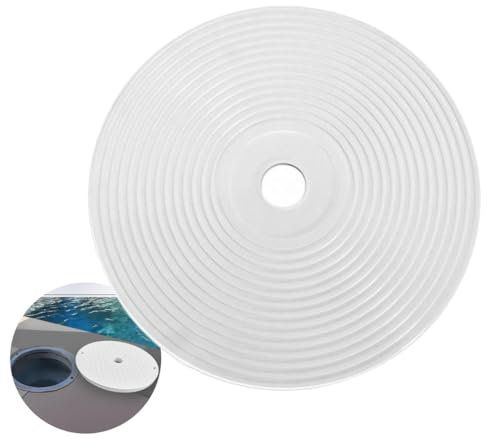 Galyon - Couvercle circulaire pour skimmer piscine - Blanc - 21,4 x 18,6 x 2 cm - Accessoires pour piscine - Universel - Couvercle supérieur de skimmer
