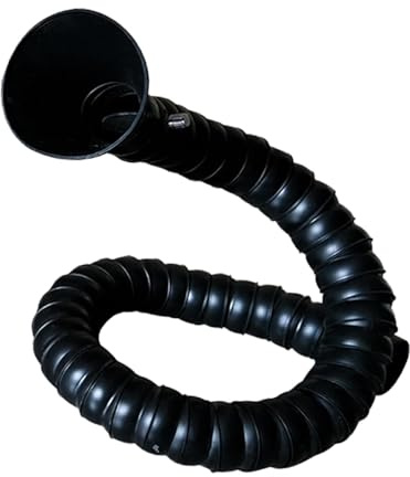 MetieFasia Braccio di Aspirazione Condotto Flessibile Tubo per Assorbimento Cappa di Estrazione Collettore con Cappa Resistente Al Calore Adatto per Laboratori, Ugello Rotondo