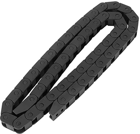 ViaGasaFamido Nylon-Schleppkette, Verstärkter Nylon-Kabelträger, Biegeradius R18, 10 X 10 Mm für 3D-Drucker, CNC-Maschinen und Roboter