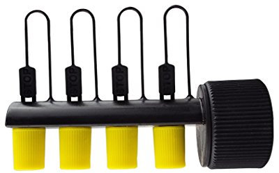 Cost Wise® 4 Way Micro Irrigation Manifold/Splitter (Allows 4 Outlets from One Water Source, 3/4 BSP Female Threaded Inlet, 4 x 4mm Pipe Outlets, Metal, Threaded (BSP) Connector, 4mm Size)