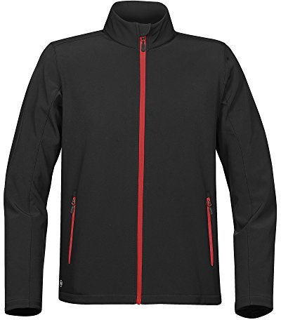 Stormtech Men Orbiter Softshell Jacket - Black/Red, Large