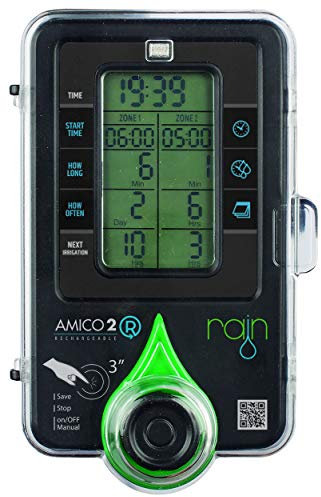Rain Timer Digitale Temporizzato A Doppia Porta Per Pioggia Amico Ricaricabile