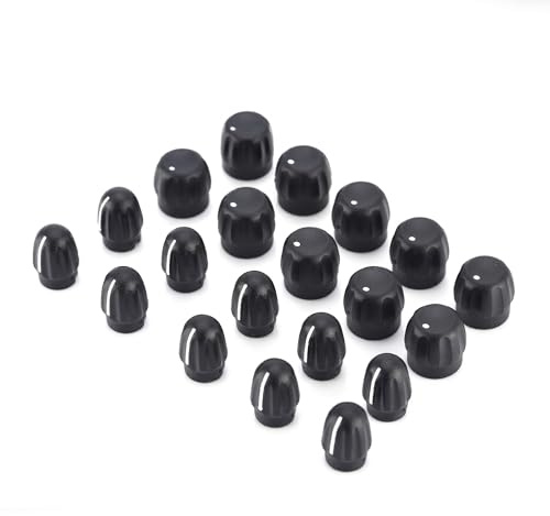 Bewinner - 10 paia di manopole del volume e selettore di canali, per, forte e durevole, manopola sostituibile per radio Walkie Talkie