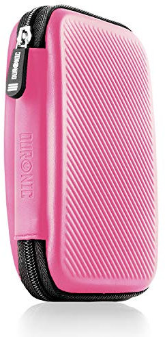 Duronic HDC2 PK Funda Protectora para Disco Duro Externo de Goma Eva 11 x 15 cm Ideal para GPS, Memoria Externa, batería portátil - Estuche Compacto y Resistente al Agua para Proteger Sus Archivos