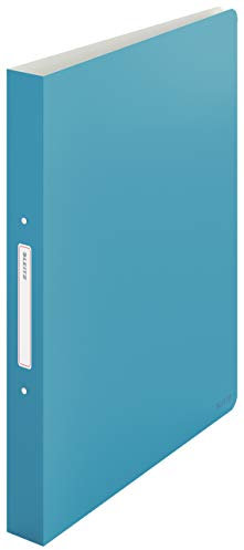 Leitz Ringbuch, 190 Blatt, 32mm Rückenbreite, Sanftes Blau, A4, Cosy-Serie, 42380061