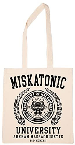 Enigmae Misckatonic University Wiederverwendbar Einkaufen Lebensmittelgeschäft Baumwolle Tasche Reusable Shopping Bag