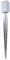 Aqbau® Support poteau a Enfoncer 90x90 mm Pied de poteau, ancrage poteau, Douille à enfoncer, Galvanisée à chaud, Pour abris de jardin, pergolas, treillis et clôtures