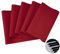 Linkidea Piano Keyboard Anti Dust Key Cover, Fabric Key Cover Cloth Soft Dustproof for 88 Keys Acoustic & Digital Piano and Electronic Keyboard (Red)