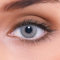 LENZOTICA 2 Stück (1 Paar), Sehr stark natürlich deckende graue Kontaktlinsen farbig NATURAL LIGHTGREY + Behälter, DIA 14.00, mit Stärke, 3 Monatslinsen, mit Sehstärke, -1.75 Dioptrien, Soft Lens