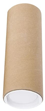 Oshhni Tragbare Versandröhren mit Kappen, Paket, Kraftpapier, rund, Kraftpapier, Posterröhre für Dokumentenkunst, Verpackung, Aufbewahrungsbehälter, Versand, 30CM
